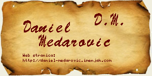 Daniel Medarović vizit kartica